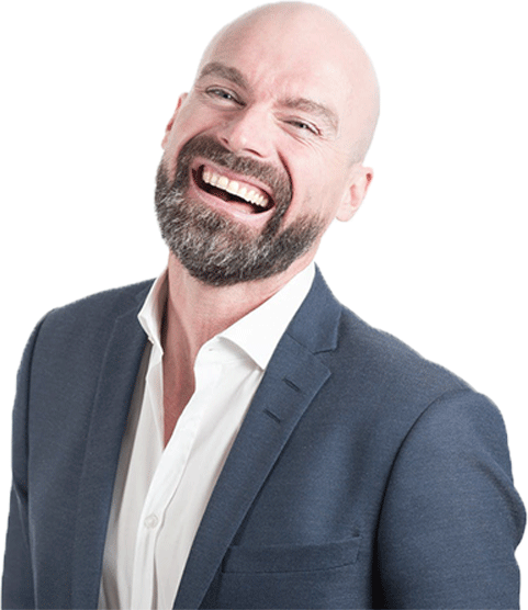 Bald-Guy Happy Male Customer